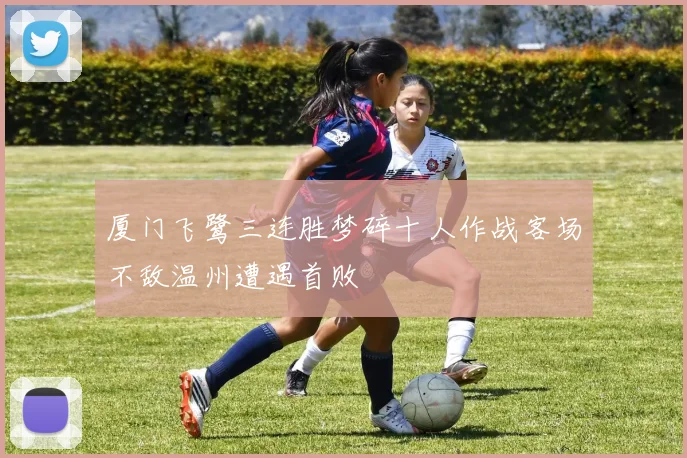 厦门飞鹭三连胜梦碎十人作战客场不敌温州遭遇首败